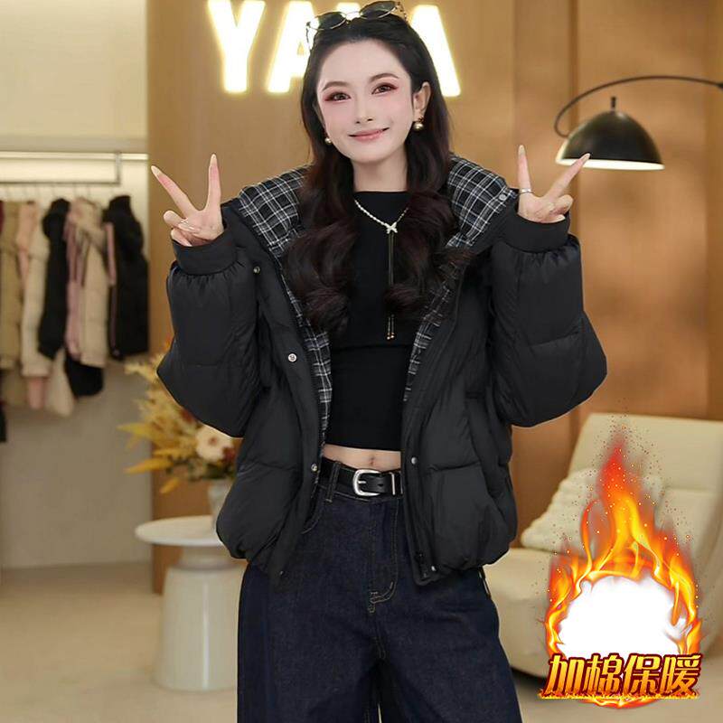 JOYIASS宽松休闲法式短外套女不撞款独特保暖2025冬季服上衣 - 图0