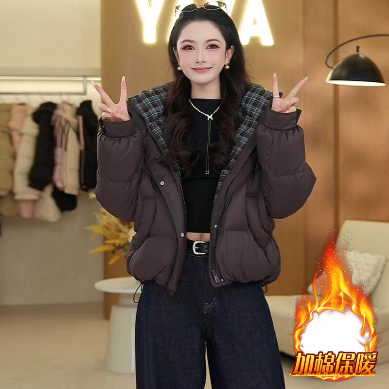 JOYIASS宽松休闲法式短外套女不撞款独特保暖2025冬季服上衣 - 图1