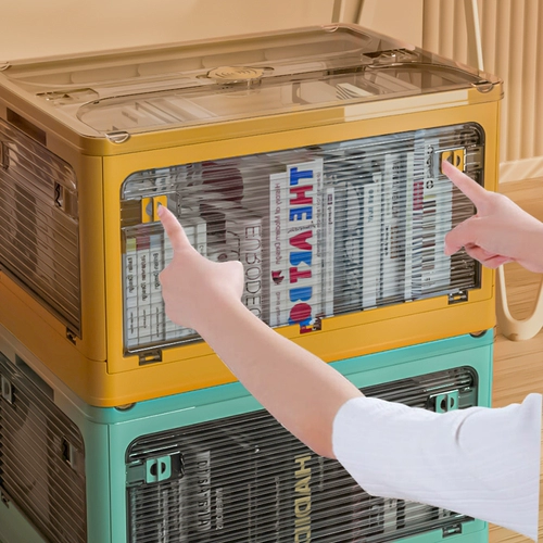 Ящик для хранения, прозрачная складная система хранения для переезда, коробка для хранения