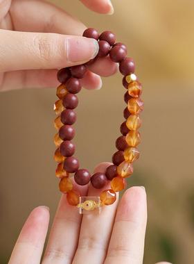 古法合香珠双圈手串新中式