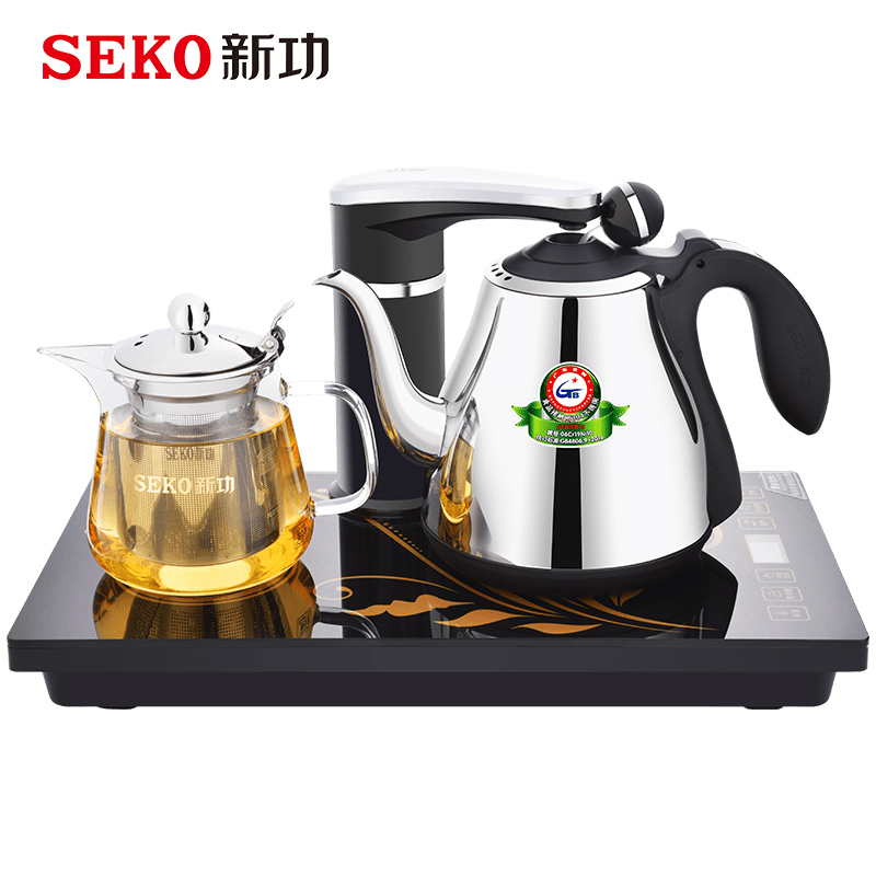 Seko/新功 F143全自动上水电热水壶保温一体电茶炉茶具家用烧水壶