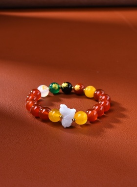 属狗吉祥佩戴物淘运灵阁五岳四神喜合吉祥宏手链男女2026年生肖狗