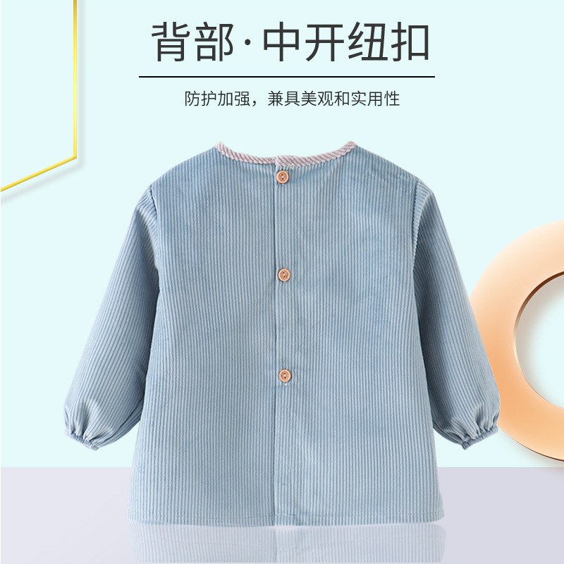 Cartoon baby smock children's eating bib waterproof baby