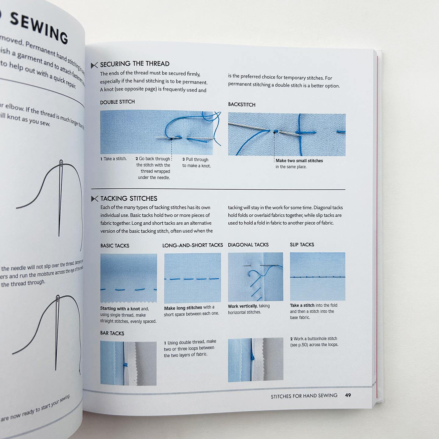 英文原版 Sew Step by Step 机器缝纫技术指南 基本缝纫设备与材料照片说明 精装 英文版 进口英语原版书籍