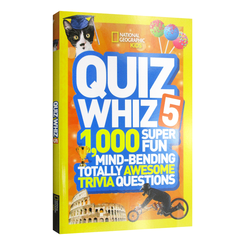 英文原版 National Geographic Kids Quiz Whiz 5 国家地理儿童版 测验高手5 英文版 - 图2