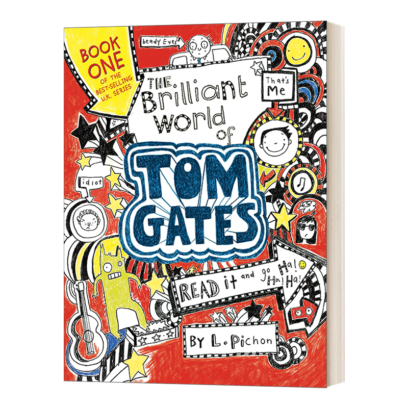 英文原版 The Brilliant World of Tom Gates 汤姆·盖茨的辉煌世界 儿童表演主题小说 L. Pichon 英文版 进口英语原版书籍 - 图0