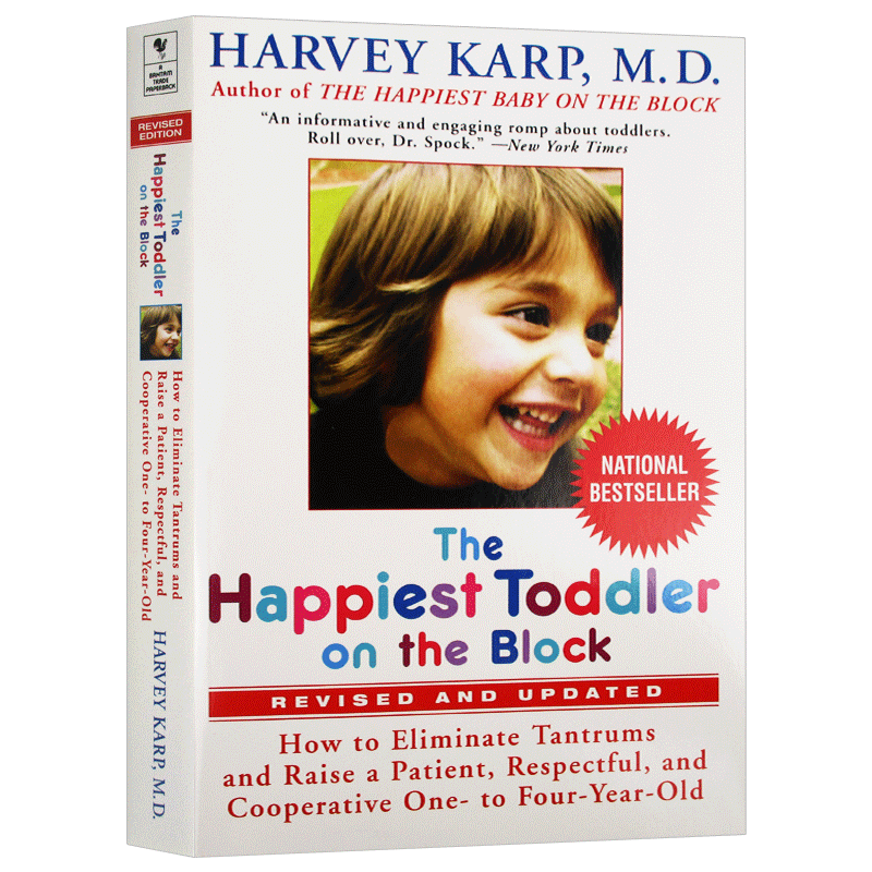 卡普儿童行为手册 高效父母身体力行的教养法则 英文原版 Happiest Toddler On The Block 英文版进口原版英语书籍 - 图0