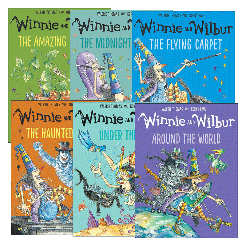 英文原版 Winnie and Wilbur 女巫温妮绘本6册 吴敏兰书单 儿童图画故事书 英文版 进口英语原版书籍 - 图1