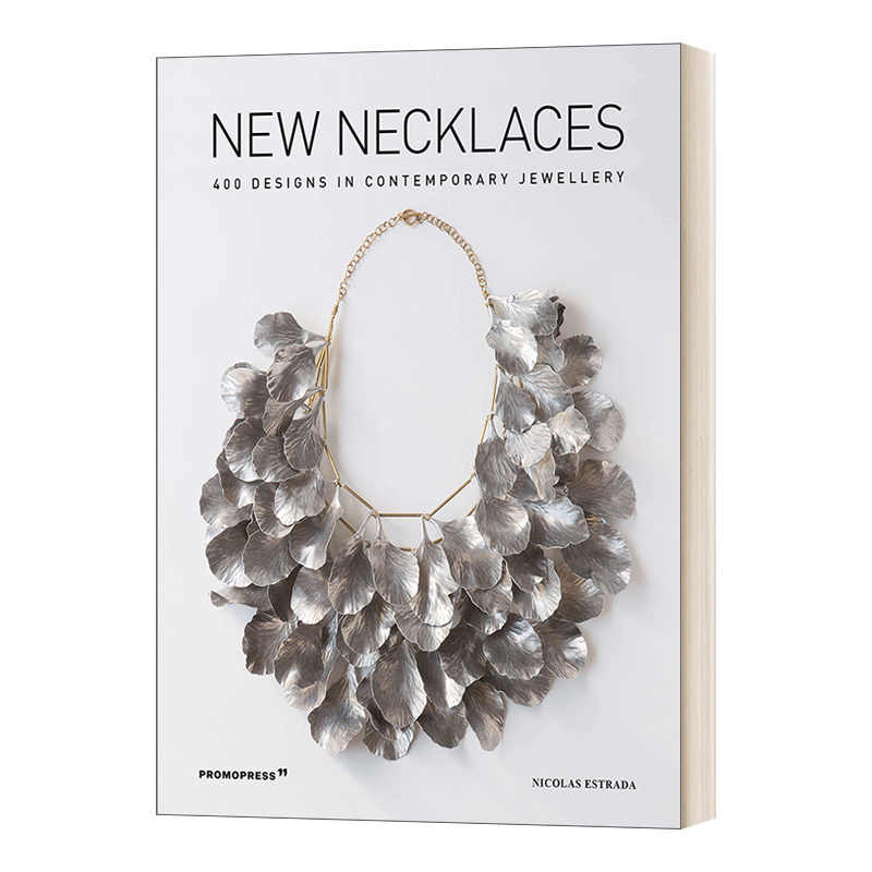 英文原版 New Necklaces 400 Designs in Contemporary Jewellery 新项链 400件当代珠宝设计 英文版 进口英语原版书籍