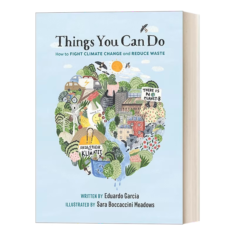 英文原版 Things You Can Do 如何应对气候变化和减少浪费 插画版 英文版 进口英语原版书籍