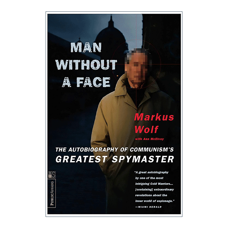 英文原版 Man Without A Face 隐面人 前东德情报局局长回忆录 英文版 进口英语原版书籍