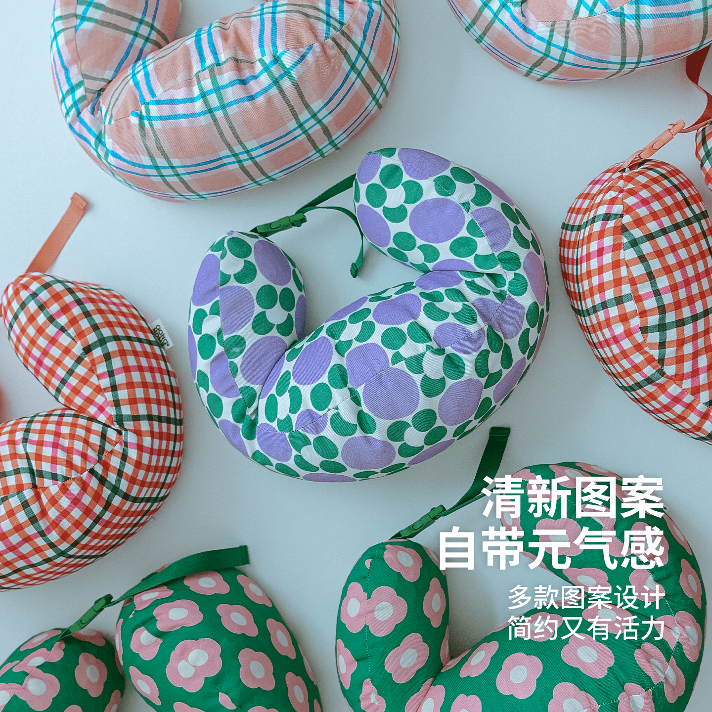 u型护脖枕护颈枕午睡枕趴睡枕午休枕手机抱枕沙发客厅追剧玩游戏 - 图0