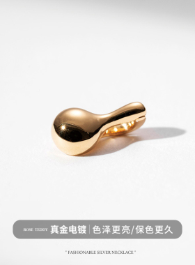 吊坠女款高档24k金单纯银