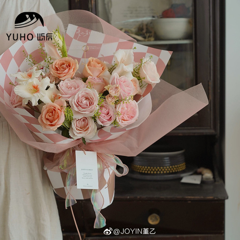 屿后 韩版雾面纱 ins内衬包花网纱礼品盒鲜花花店花艺包装材料,淘宝优惠券,粉丝福利购,淘宝优惠卷