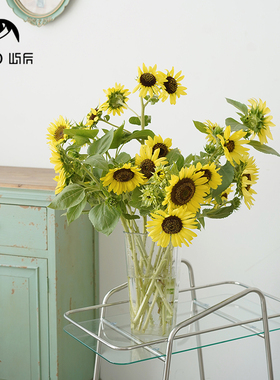 屿后亚克力透明花桶花艺花店用品