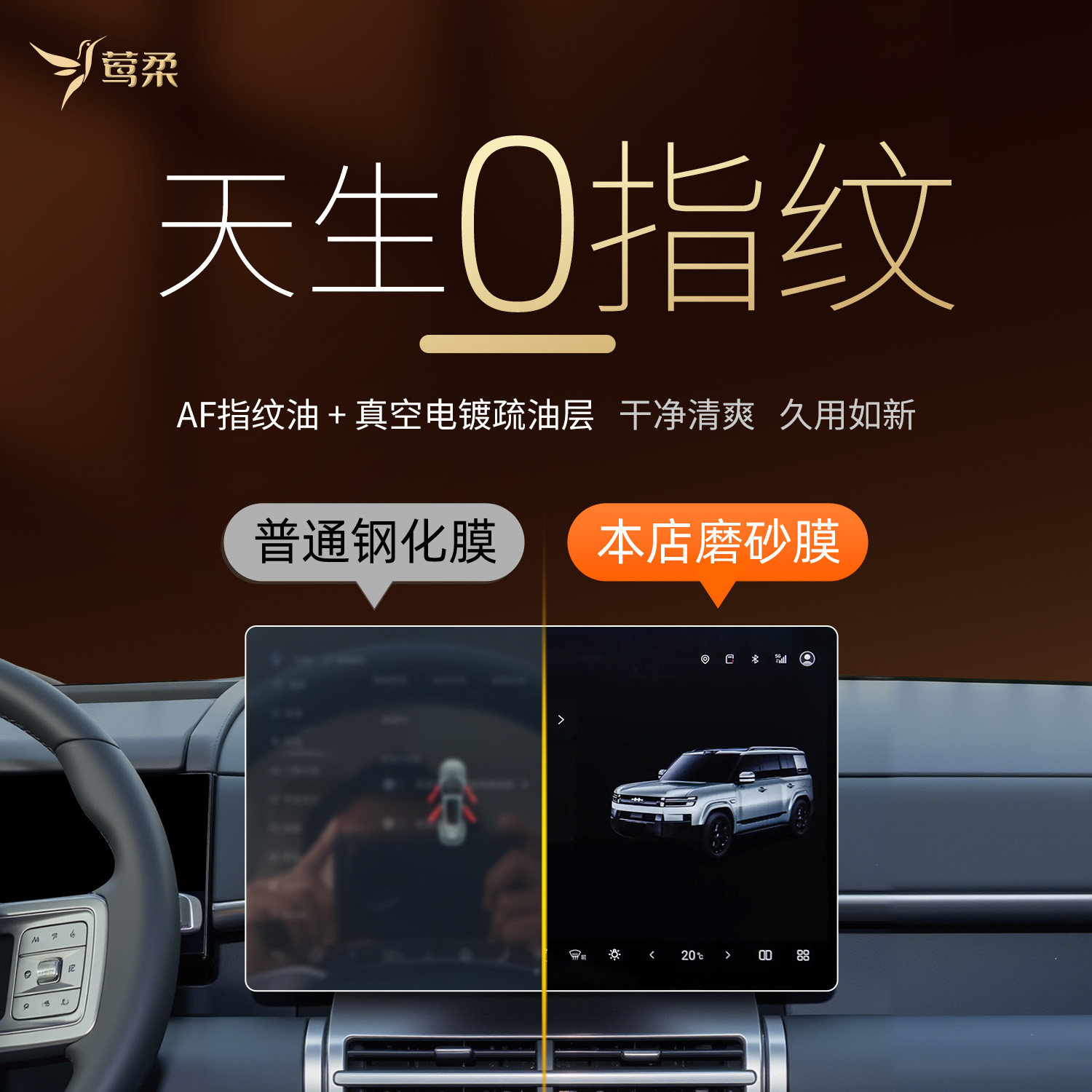 适用于方程豹钛7屏幕钢化膜中控贴膜车内装饰用品七汽车改装配件.,淘宝优惠券,粉丝福利购,淘宝优惠卷