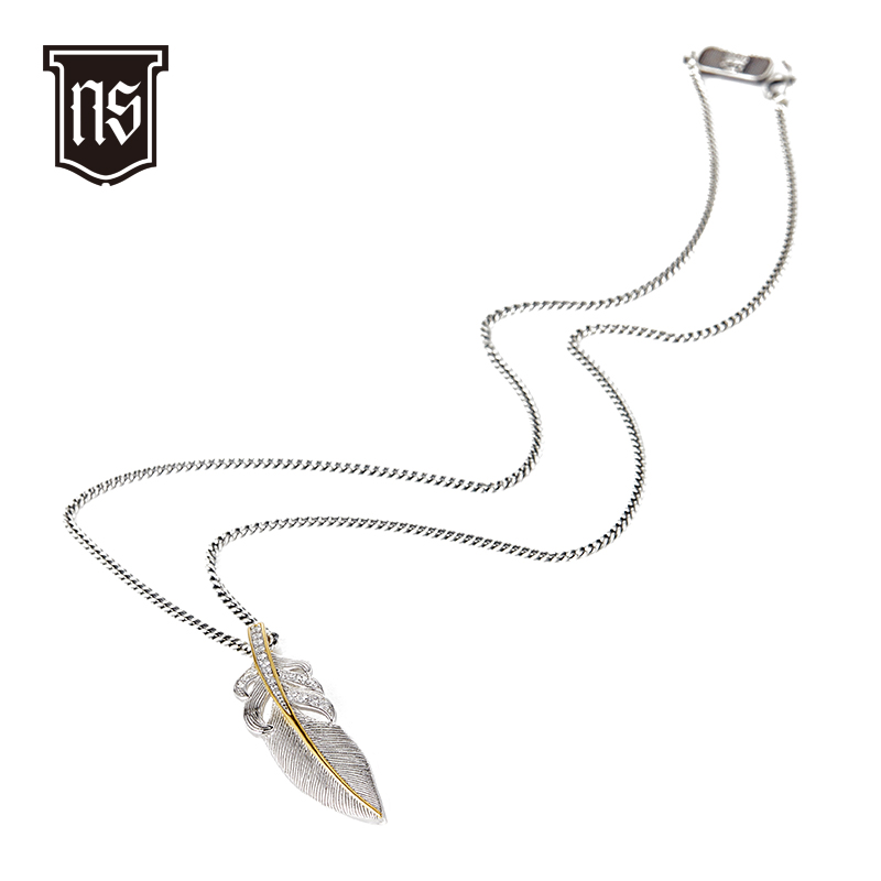 NATIVE STRANGER翅膀项链925银 N10-1076 羽毛项链 - 图2