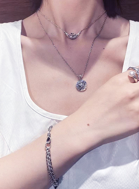 NATIVE STRANGERNS时尚轻奢 双股黑色锆石手链N42-1033礼物