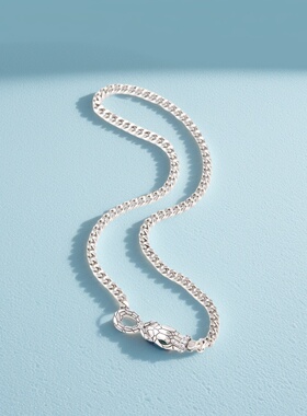 NATIVE STRANGER灵蛇无限符号项链925银