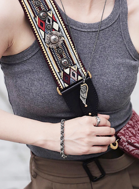 NATIVE STRANGER 925银麻花手链N42-1026礼物