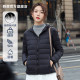 Yalu official hooded short down jacket fashion