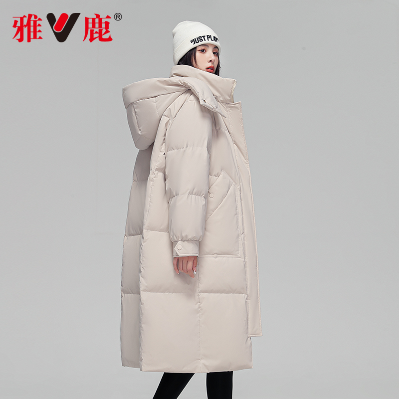 雅鹿极寒款2022新款冬季长款羽绒服 雅鹿服饰羽绒服