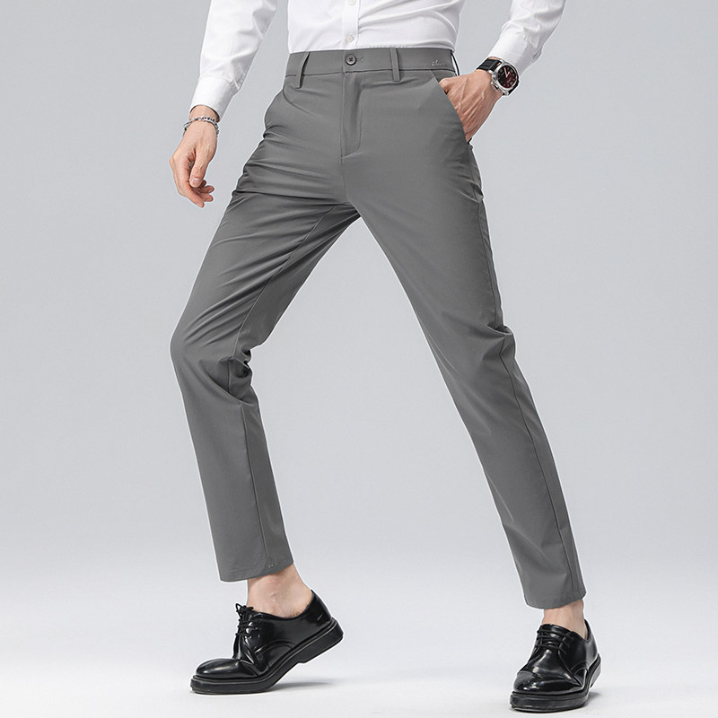 【四面弹】雅鹿男士夏季凉感冰丝裤子 yaloo雅鹿休闲裤