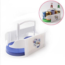 Multi-functional Double Roller Rotating Storage Box Bathro