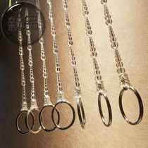 Clothing Show Show Women Steel Wire Crystal Rings Clothing Store Hanging Clothes Bead Chain Hanging F Hanging Shop Hook Rings