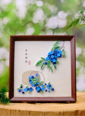 衍纸画diy材料包手工制作装饰画