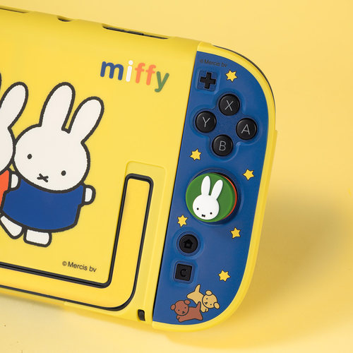 极想任天堂Switch2保护壳NS2手柄保护套装可爱女卡通米菲兔IP联名主机游戏机配件防摔缤纷色彩Miffy正版新品 - 图1