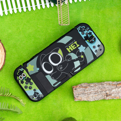 极想 任天堂switch oled保护壳罗小黑正版联名ns2保护套收纳包Switch2硬壳便携防摔游戏卡带盒卡通可爱配件 - 图1