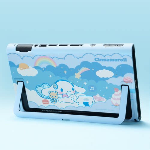 极想任天堂switch2代保护壳ns2代次世代主机保护套可插底座三丽鸥库洛米大耳狗手柄保护套可爱游戏配件 - 图3
