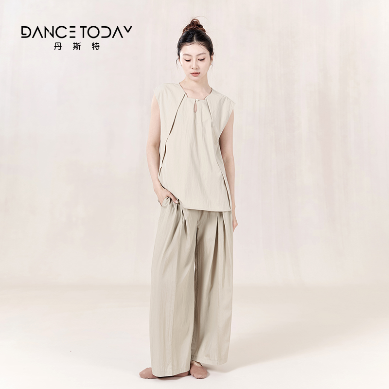 dancetoday形体跳舞专用上衣2025新款中国现代舞蹈练功服一整套装 - 图1