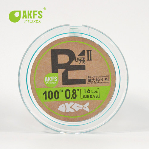 akfs爱克飞丝日本鱼线耀极飞二代超远投路亚主线专用PE线大力马-图1