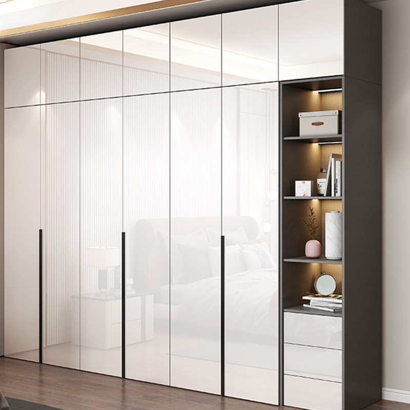 实木轻奢高光开门衣柜现代简约卧室衣帽间北欧衣橱梳妆台组合定制,淘宝优惠券,粉丝福利购,淘宝优惠卷