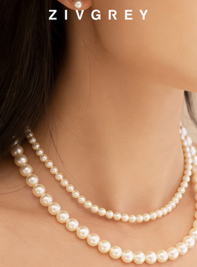 ZIVGREY澳洲贝珠项链女颈链