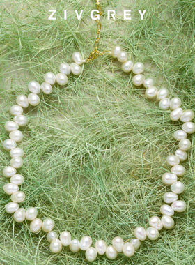 ZIVGREY天然淡水珍珠项链女颈链气质轻奢小众高级感锁骨链礼物