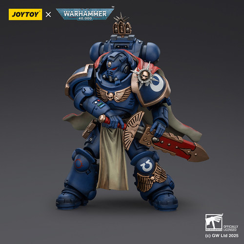 JOYTOY暗源战锤40K 极限战士原铸连长帕托利亚斯-科沃尔 可动人偶 - 图1