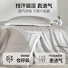 Four-piece set of ice silk bed sheets for summer, three-piece set of light luxury and high-end master bedroom quilt, quilt cover, fitted sheet and bedding