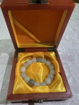 Tianshan Cuarui string of white jade floating in a series of beads and single rings Xinjiang jade sends mother to wife about 12mm