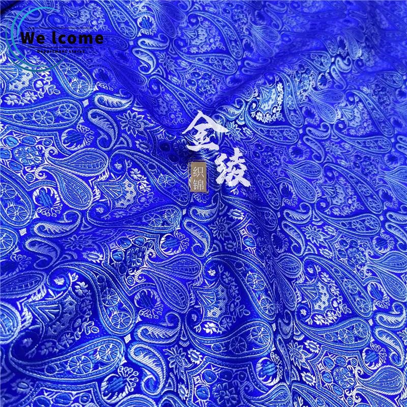 极速Brocade Jacquard Silk Clothing Fabric TANG Pack Q i Run - 图0