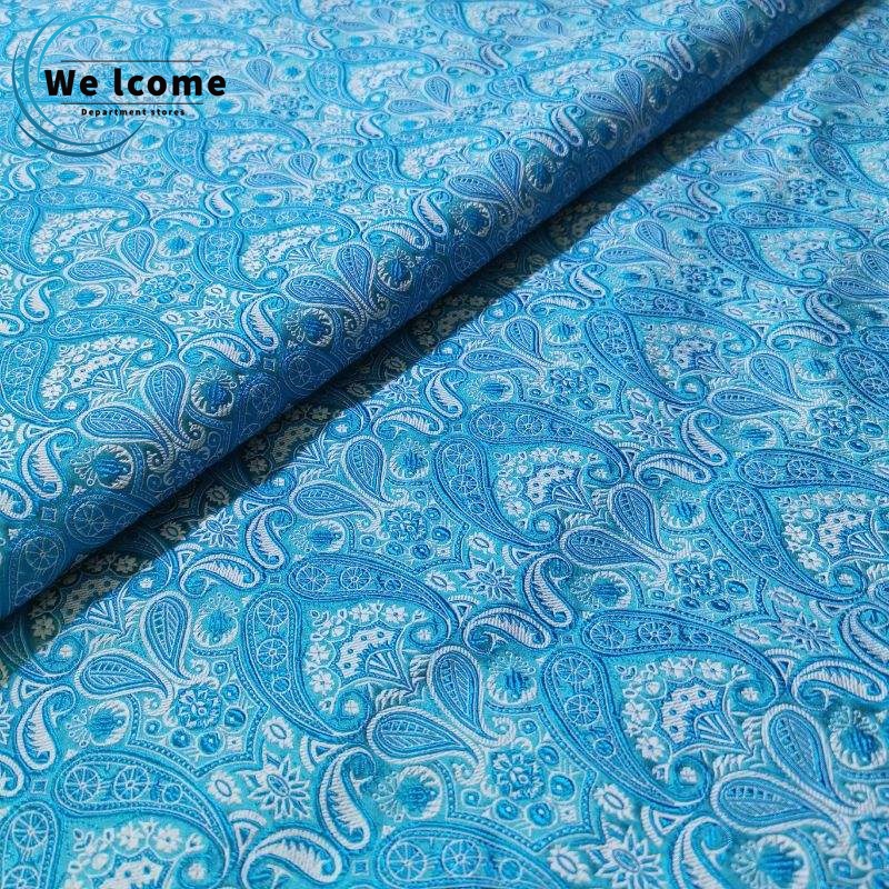 极速Brocade Jacquard Silk Clothing Fabric TANG Pack Q i Run - 图2