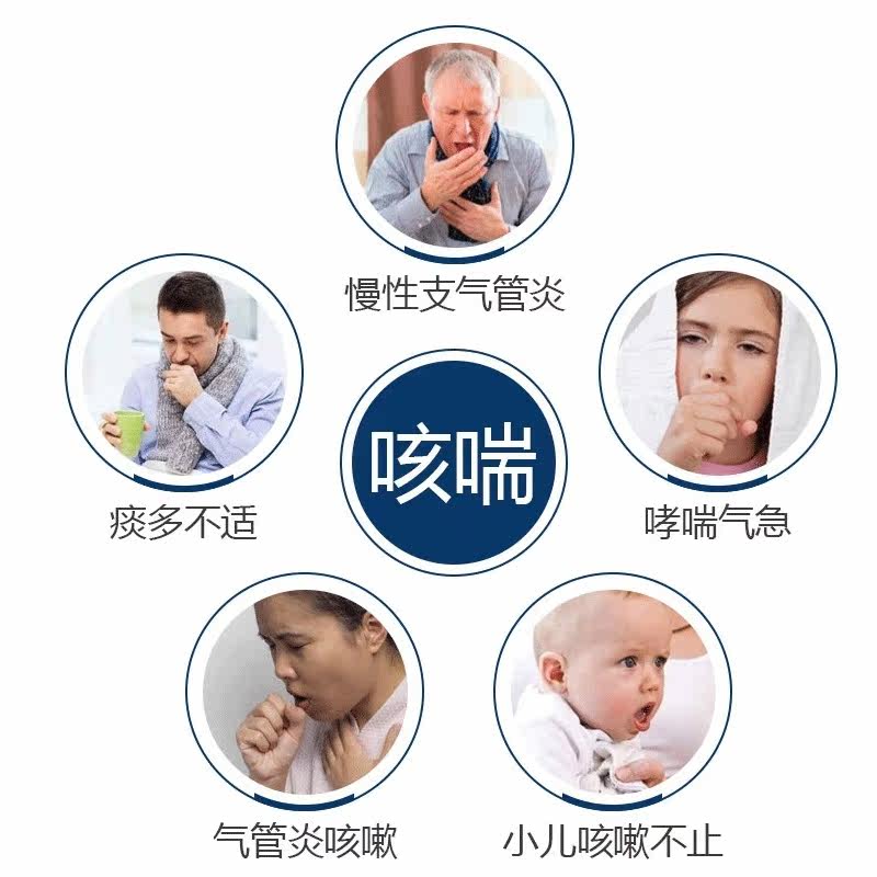 日本止咳贴小婴儿宝宝咳嗽灸哮喘 许善堂膏药贴（器械）