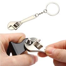 Mini-Wrench Keychain Portable Car Metal Adjustable Universal