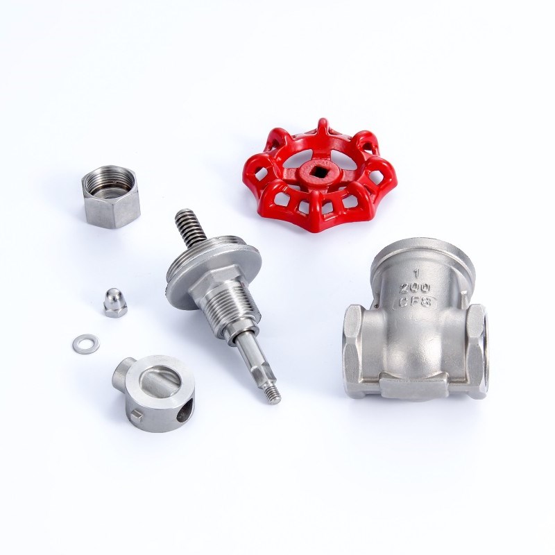 304不锈钢闸阀4分螺纹自来水管丝扣阀门开关家用DN25 50 65 80 - 图1