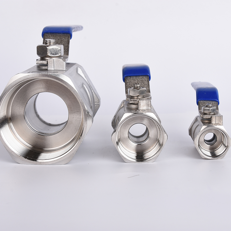 304不锈钢一片式球阀内螺纹丝扣阀门水开关自来水管阀门4分6分1寸 - 图1