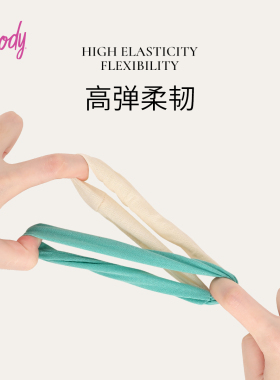 歌妮高弹力柔韧棉花糖小肠发圈