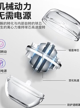 自启动腕力球减压手指握力训练器陀螺发光彩灯陀螺训练健身球