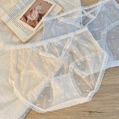 高级感大码胖mm200斤性感勾人内裤女士蕾丝2026新款女士加肥加大 - 图0